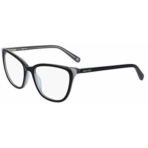 New Nine West Nw 5162 001 Black & Grey Eyeglasses 53mm With Case